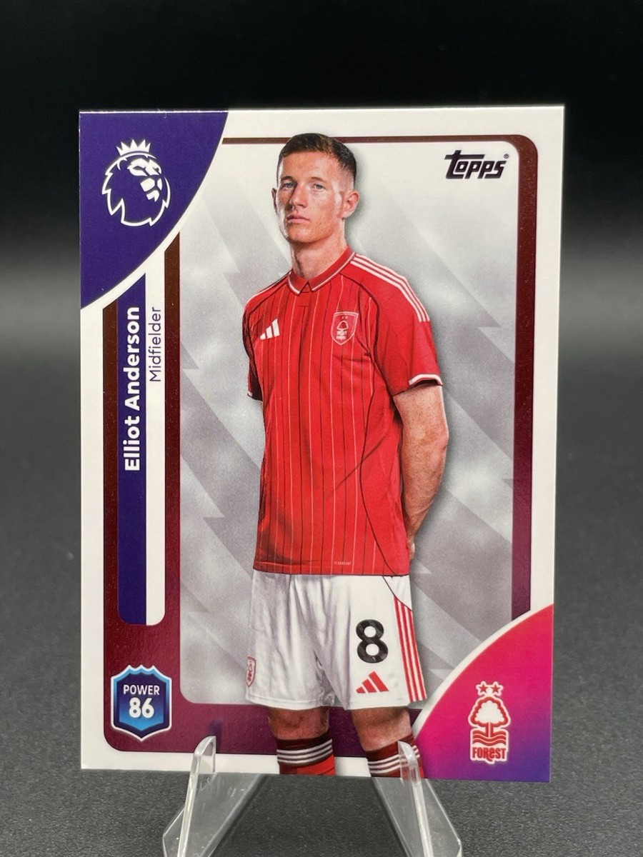 Elliot Anderson Topps Premier League 2025/2026 25/26 Nottingham