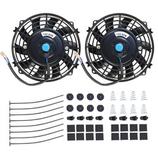 7" Electric Radiator Cooling Fan Assembly Kit,High Performance Cooling Radiator