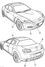 MAZDA RX8 PRINTED WORKSHOP MANUAL 2003-2009 REPRO  700+ PAGES A4 FILE