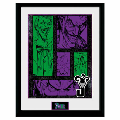 GB EYE  Bild  Collector Print gerahmter Druck   DC Comics Joker Panels