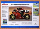 AMA Superbike PC Original 1998 Foldout Poster 11 x 16