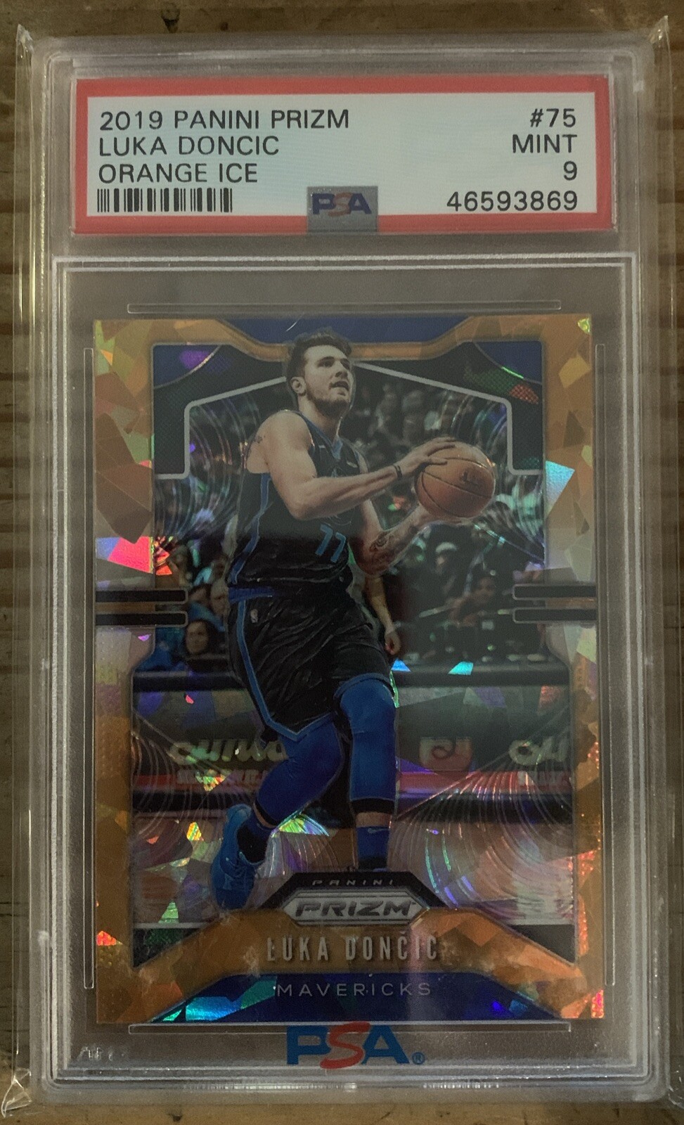 Luka Doncic 2019-20 Panini Prizm #75 Orange Ice - SP—PSA 9 Mint! 2nd Year 🔥🔥🔥
