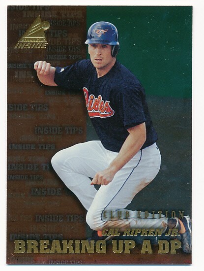 CAL RIPKEN JR. 1998 PINNACLE INSIDE #144 CLUB EDITION BALTIMORE ORIOLES MINT B