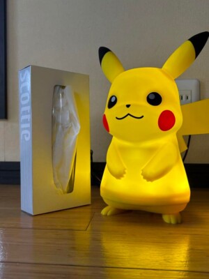 Pokemon Pikachu Punilite Moving Talking Night Light Lamp Nintendo