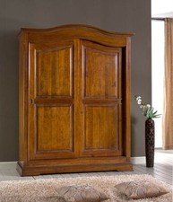 Armadio a 2 porte scorrevoli legno massello vari colori