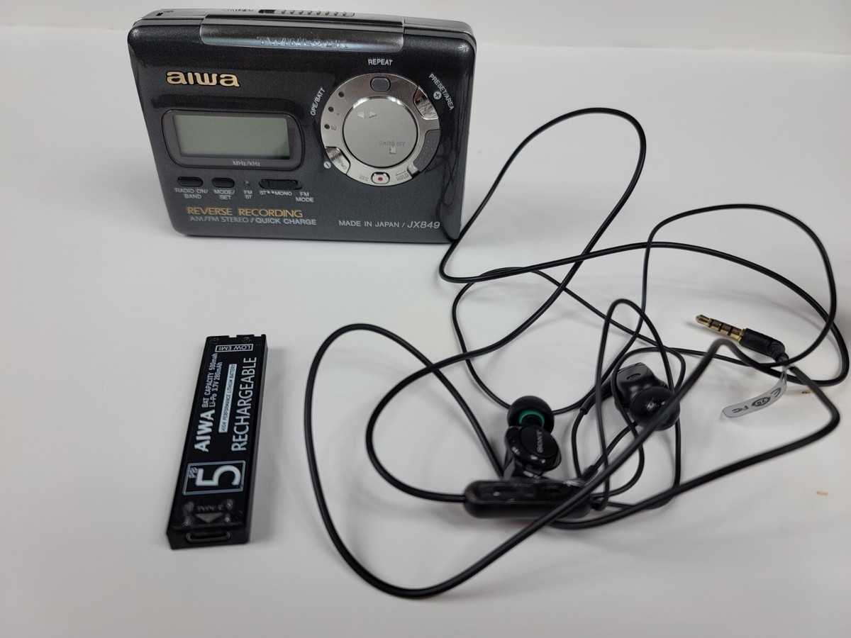 Aiwa HS-JX 849 Stereo Cassette Walkman Recorder excellent