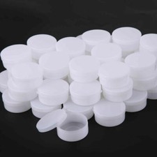 Contenedor de bálsamo labial de muestra de plástico de 50 piezas mini botella frascos herramienta cosmética