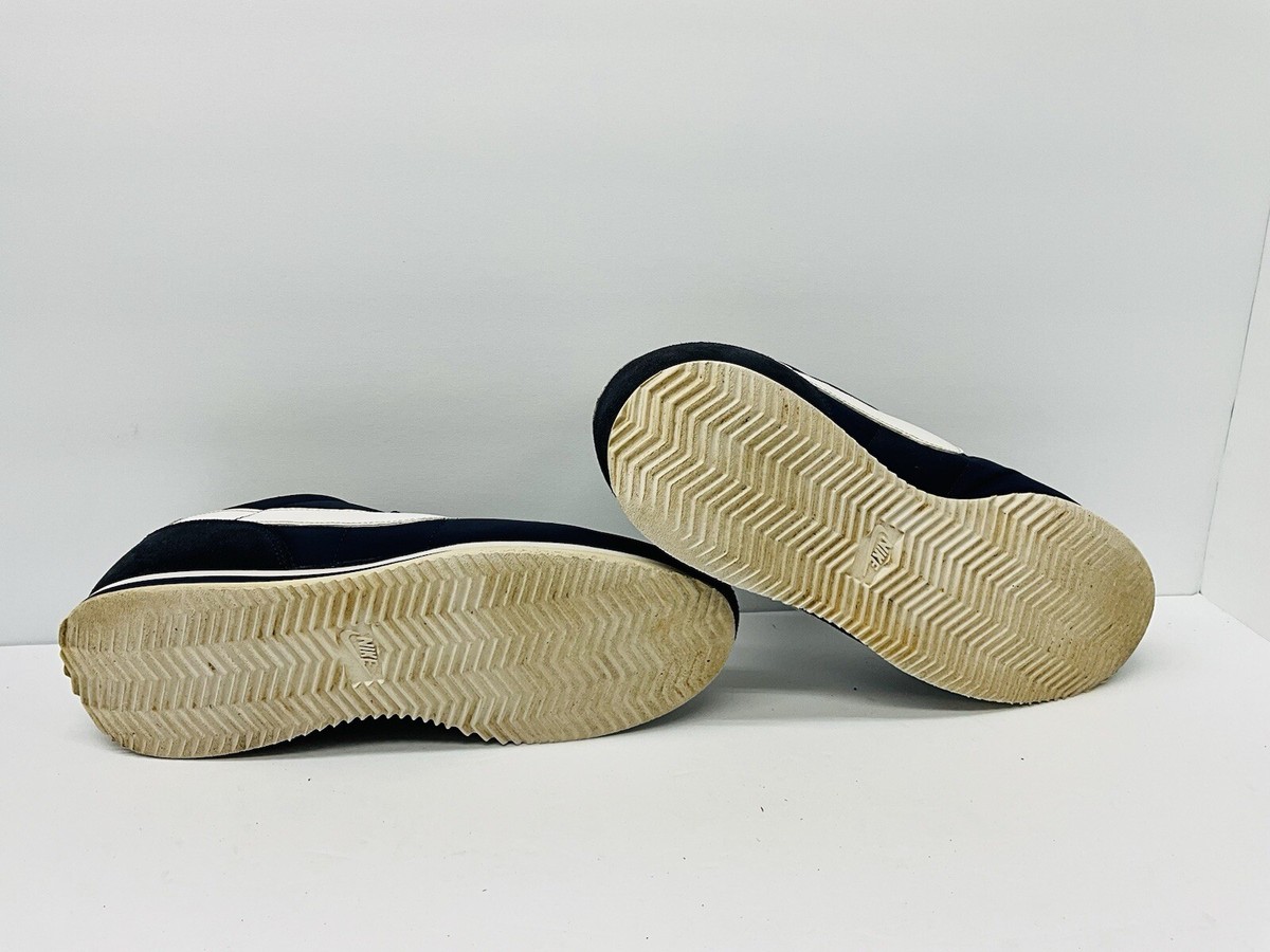 Nike Cortez Basic Nylon Suede Midnight Navy  Shoes Men’s Size 13 (317249-413) Denim Exchange | Nike Mens Cortez TXT - Midnight Navy main image 3
