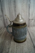 Bierkrug mit Zinndeckel 303W 1/4