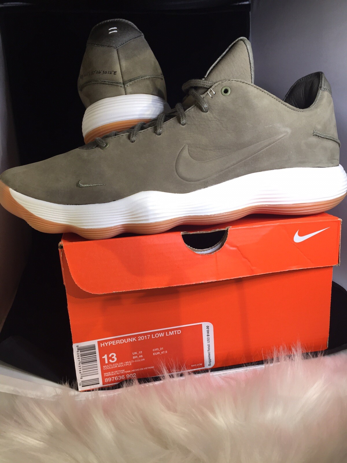 nike hyperdunk 2017 low olive gum