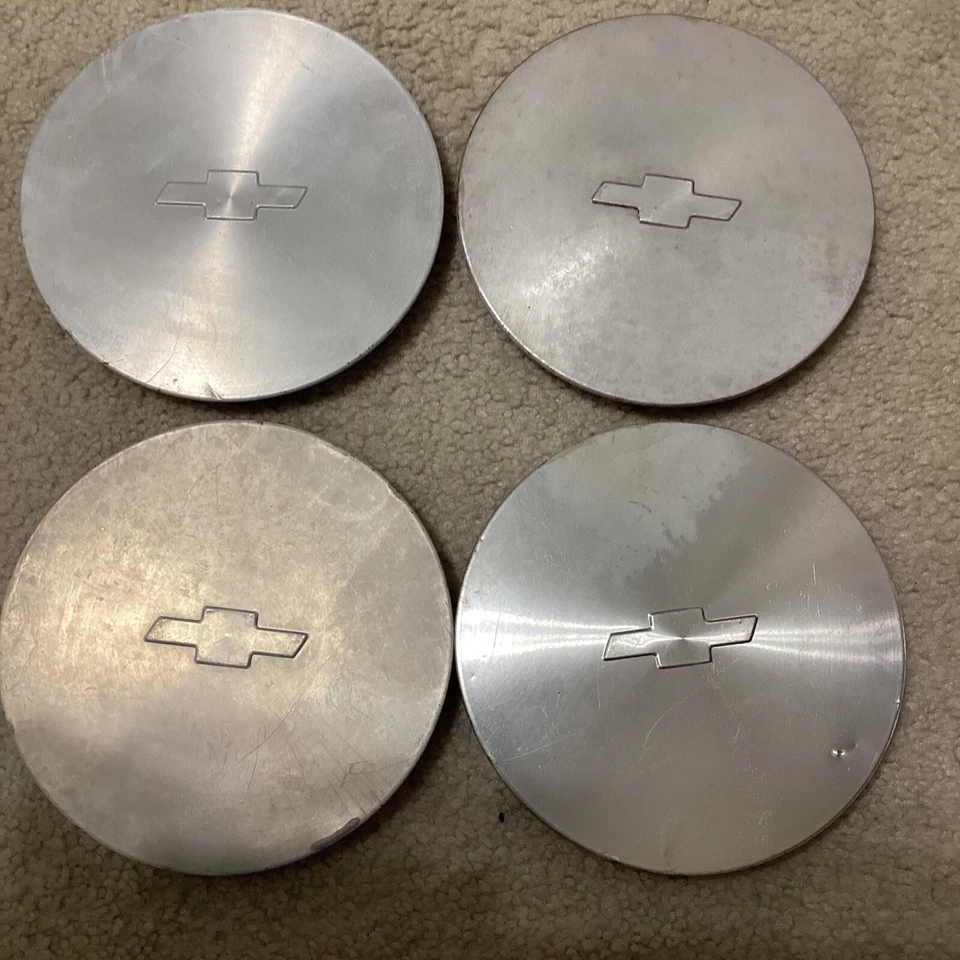 Juego de 4 tapacubos centrales de rueda OEM CHEVROLET VENTURE PN 9593128 Foto 2 de 4