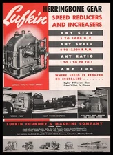 1954 Lufkin Foundry & Machine Co. Herringbone Gear Lufkin Texas Vintage Print Ad