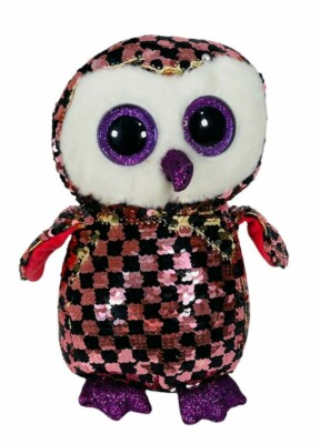 TY Flippables Limited Edition Sequin Checks 10'' Plush Color Changing