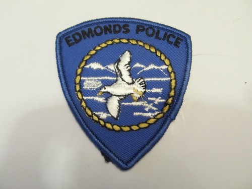 Washington Edmonds Police Patch Old Cheese Cloth