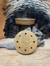 1- Sweet Caller Quartersawn White Oak 3.5" pot with Finish- Turkey Call Supplies