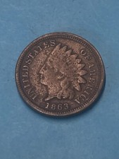 1863 Indian Head Cent - Copper Nickel - As Shown! (#0216)