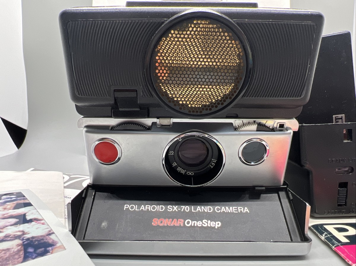 Appareil Photo Instantané Polaroid SX-70 Land Camera Sonar Autofocus - État Correct