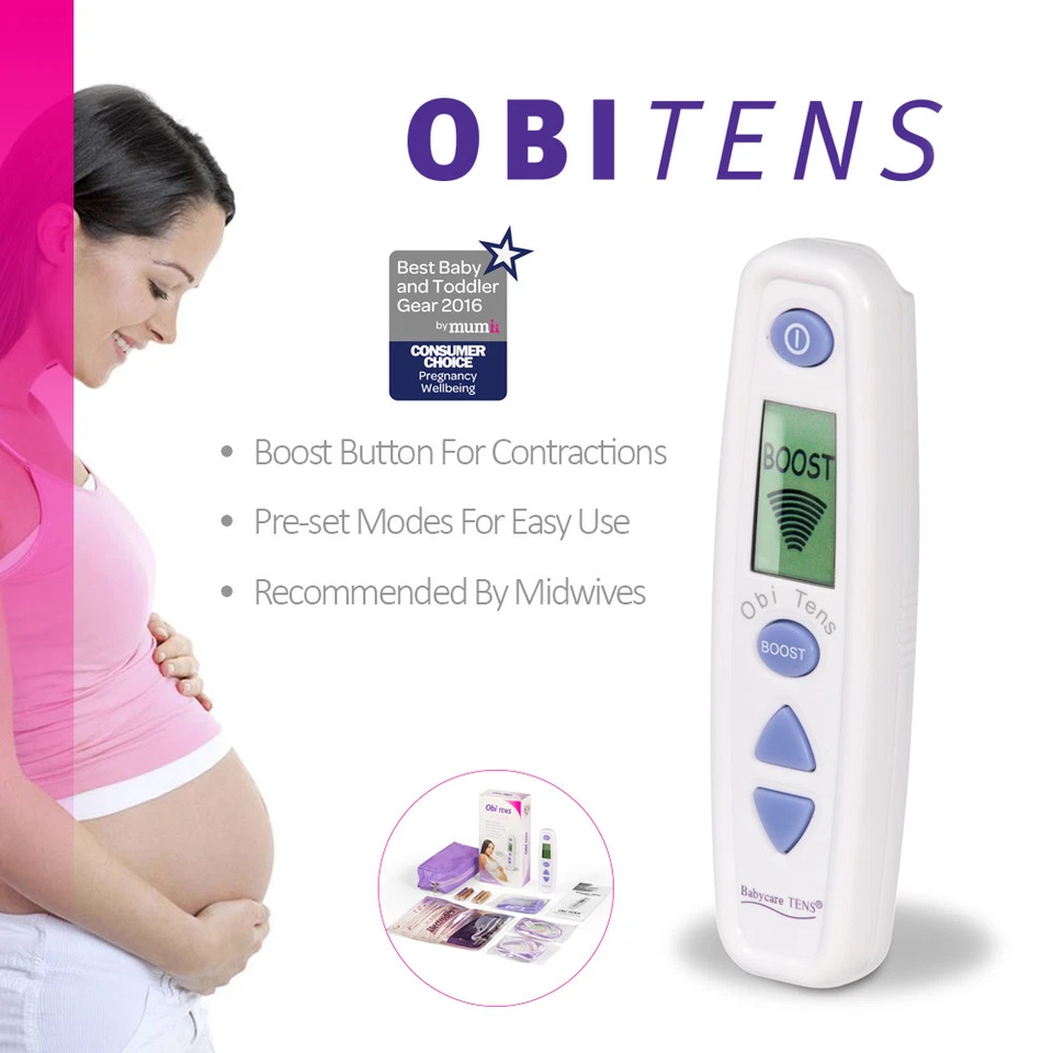 BABYCARE TENS Obi TENS Maternity TENS unit for labour & beyond - with free accessories