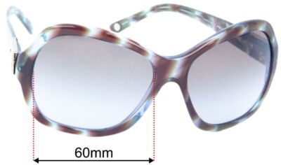 SFx Replacement Sunglass Lenses Fits Versace Mod 4191 - 60mm Wide