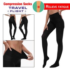 Compression Socks Thigh High Stockings Ladies Women 30-40 mmHg Varicose Veins