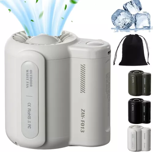 2024 Cool Clip Fan Under Shirt Cool Clip Waist Fan Clip-On Portable Air Cooler - Picture 3 of 22
