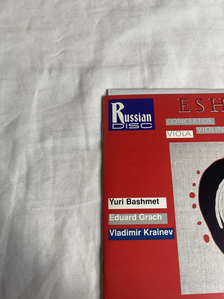 CD Eshpai Vladimir Fedoseyev Concierto Grosso Piano Violín Música Clásica Foto 3 de 4