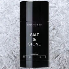 SALT & STONE Women Men Natural Deodorant Extra Strength Black Rose & Vetiver