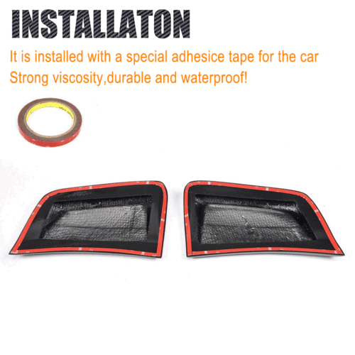 Cubierta de entrada de aire de carbono guardabarros para Mercedes W204 C204 C63 AMG Coupe 2010-14 - Imagen 10 de 11