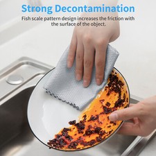 Reusable Microfiber Cleaning Streak-Free Towels Kitchen 5PCS Cleaning Towels USA