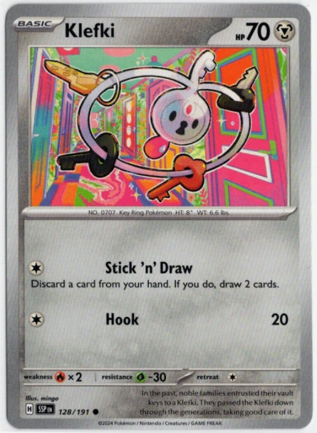 Pokemon - Klefki 128/191 - Surging Sparks - NM/M