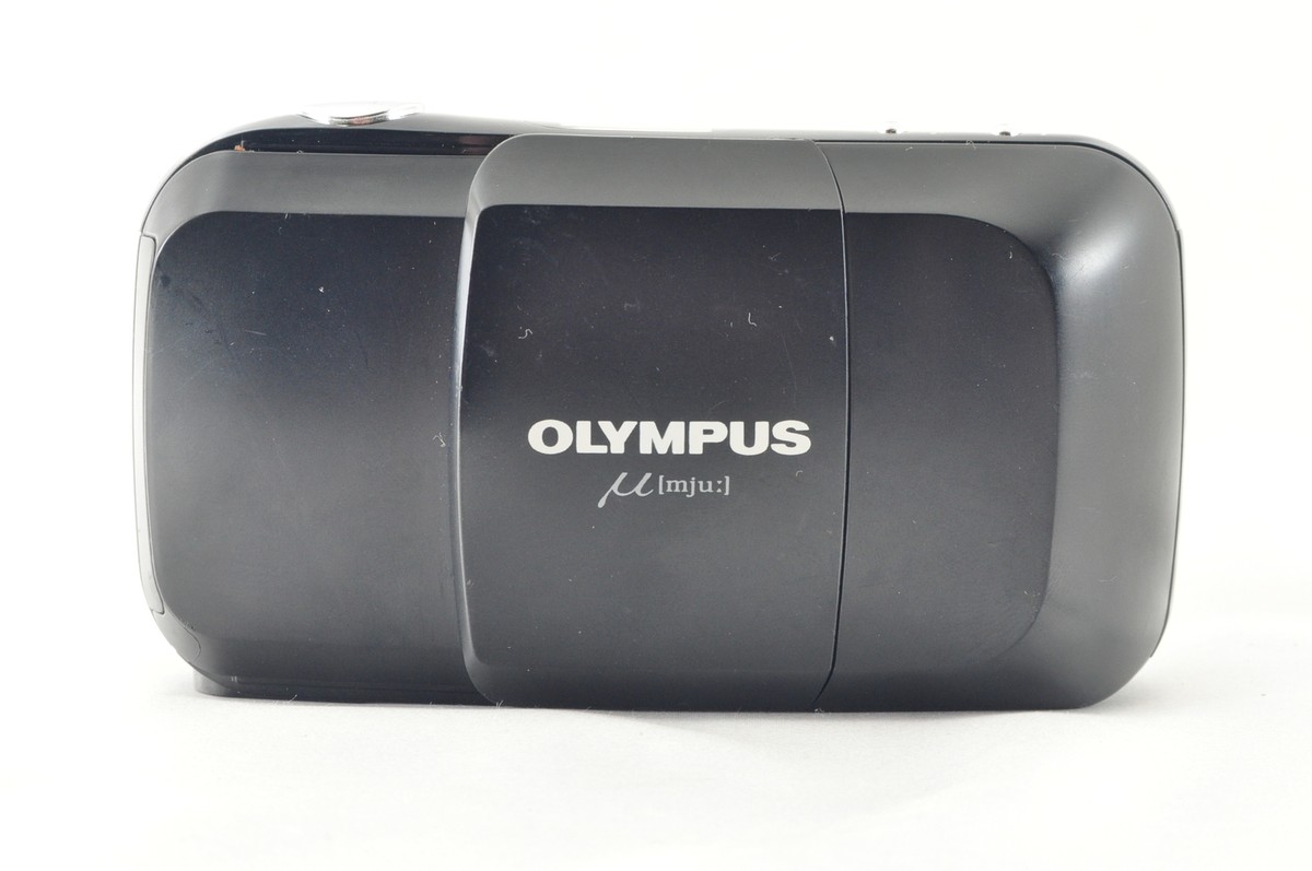 Olympus μ Mju 35mm f/3.5 Point & Shoot Film Camera Black From