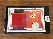 Marcelo Mayer 2024 Three and Two Baseball #PS-MM Prospect Patch /32 Red Sox