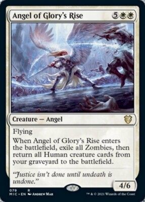Angel of Glory's Rise ~ Commander: Midnight Hunt [ NM ] [ Magic MTG ]