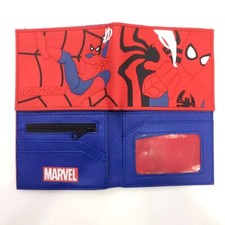 Spider-Man Cartoon PVC Wallet With Card Holder Bi-Fold Purse Wallets