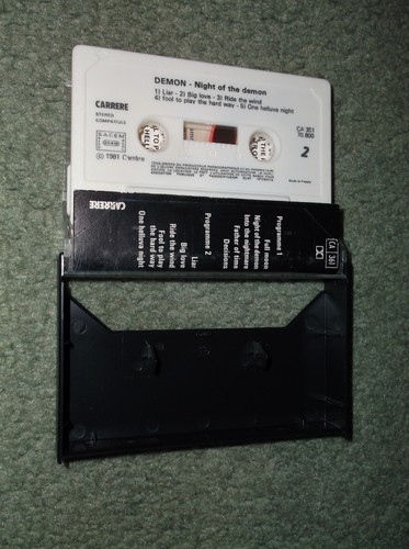 DEMON Night Of The Demon Cassette {1st album} - Beautiful TESTED tape!!! - Picture 3 of 3