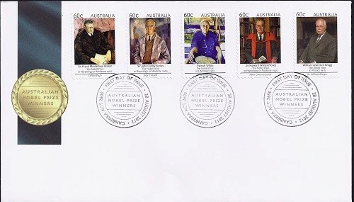 2012 Australia - Australian Nobel Prize Winners S/A FDC