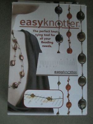 EASY KNOTTER BEADING JEWLRY TOOL BEAD NECKLACE SPACING EASYKNOTTER
