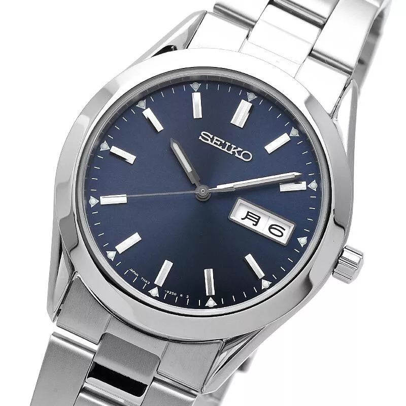 SEIKO SELECTION SPIRIT SCDC037 Stainless Steel Quartz Watch Blue SEIKO SELECTION SPIRIT SCDC037 Stainless Steel Quartz Watch Blue