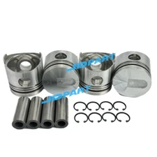 4PCS S4E2 Piston Kit For Mitsubishi Engine Spare Parts