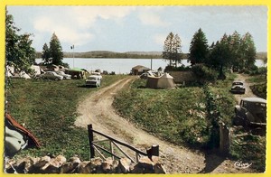 Détails Sur Cpsm Lac Des Settons Nièvre Camping Plage Du Midi Toile De Tentes Automobiles