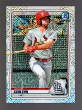 2020 BOWMAN CHROME MEGA BOX MOJO BCP236 DYLAN CARLSON RC ST. LOUIS CARDINALS
