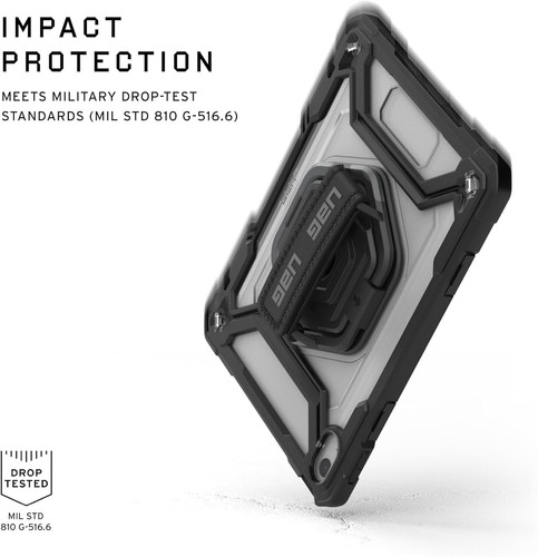 UAG iPad 11" 11th Gen 2025, 10.9" 10th Gen 2022 Case Kickstand, Plasma Ice/Black - Picture 5 of 9