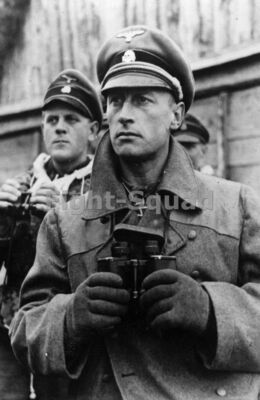 #ad WW2 Picture Photo Panzer Commandant Sturmbannführer Colonel Max Hansen 1211 $5.95