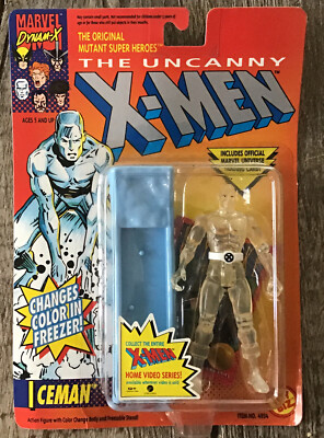 1992 Toy Box Marvel Dynam-X The Uncanny X-Men Figure Iceman