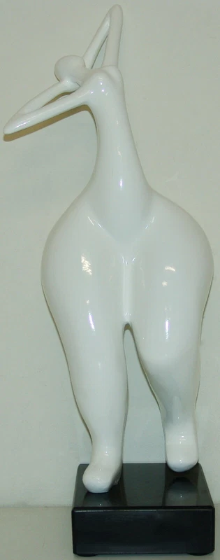 Scultura AMBIENTI GLAMOUR Angie con base in Marmo