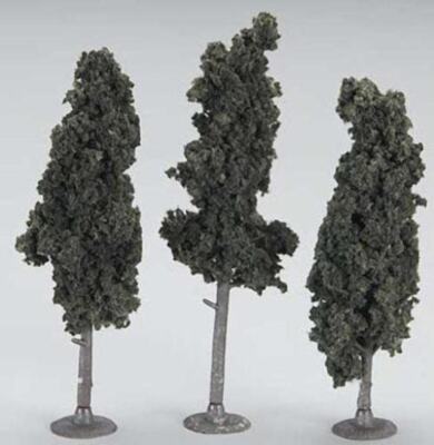 Woodland Scenics TR1580 N/HO Conifer Pine Trees 2.5-4'' (33) Scenery Greenery
