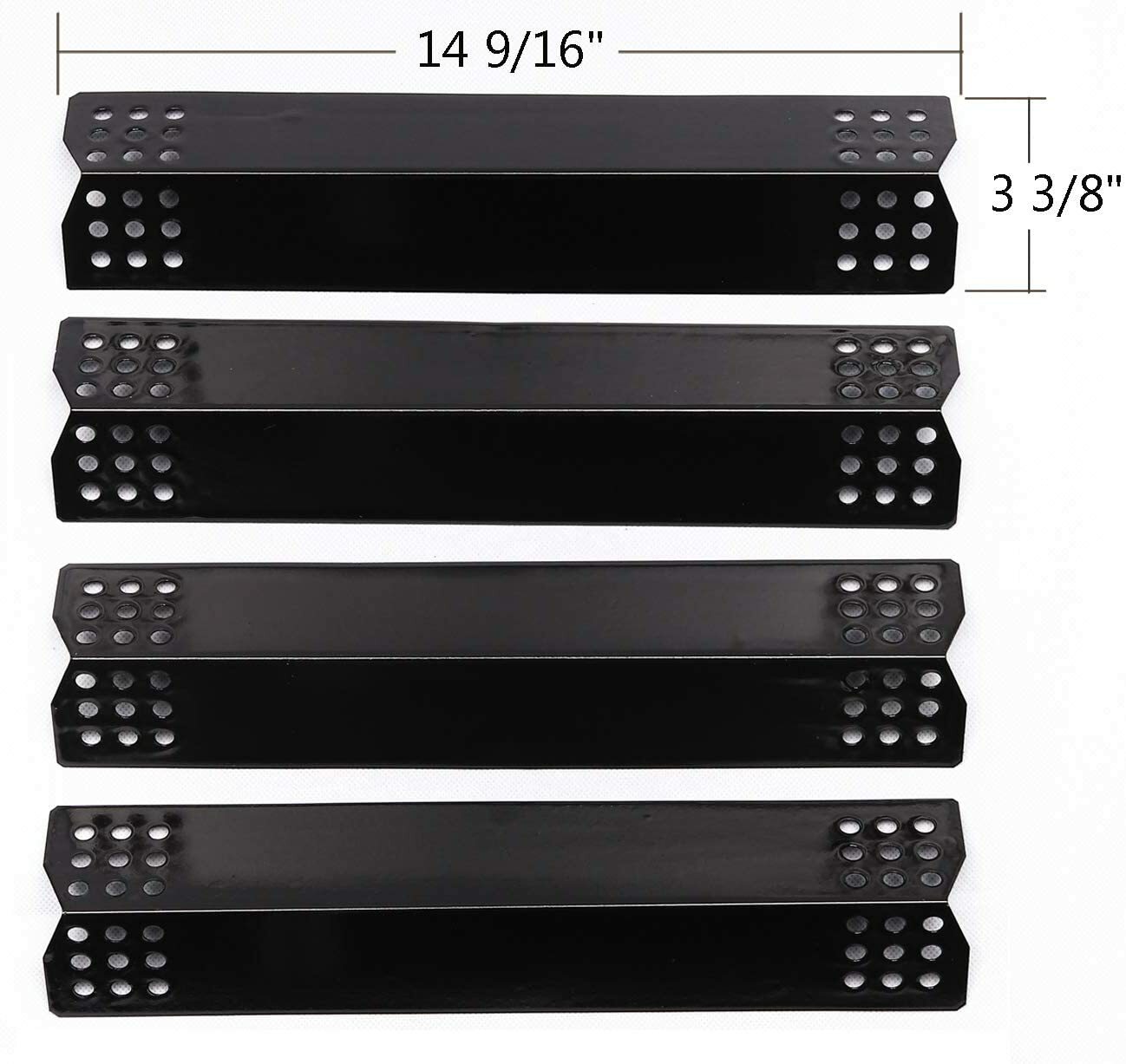 4 X Grill Heat Shield Plate Burner Cover Replacement Parts For Backyard Dyna -Glo - Pinoy Warehouse