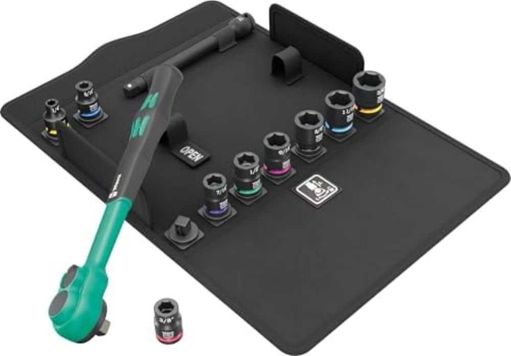 Wera Zyklop Comfort 8100 SB 13 Kit 11 Pezzi 3/8 Pollici Professionale