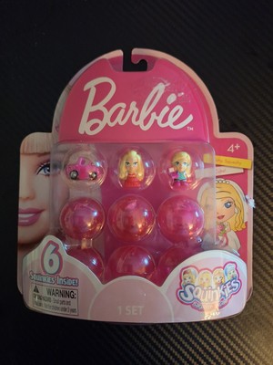 Squinkies Barbie Blip Toys Set of 6 Squishy Squashy Fun Squinkies 1 Set 2011
