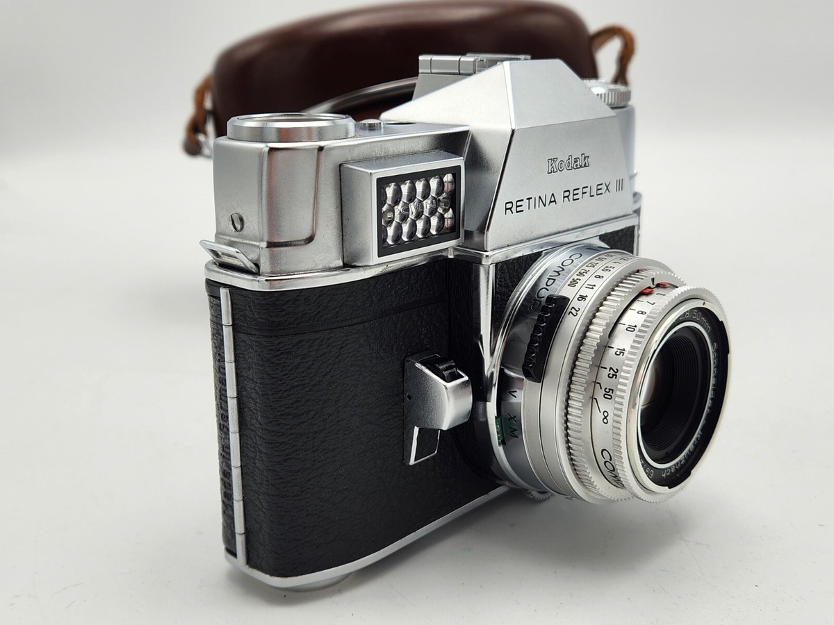 Kodak Retina Reflex III 35mm Film SLR Camera w/ Xenar 50mm F2.8